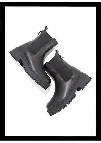 Siyah Kadın Bot & Bootie K02586228209