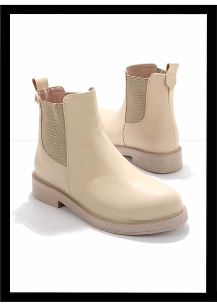 Bej Kadın Bot & Bootie K02671902509