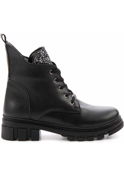 Siyah Kadın Bot & Bootie K02875070409