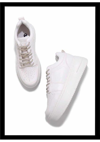 Beyaz  Kadın Sneaker K01836001409