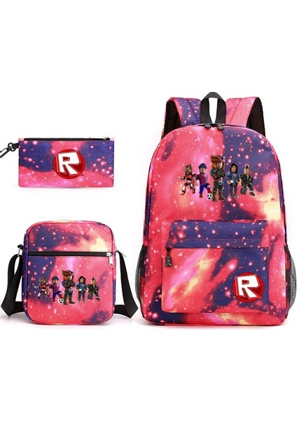 Chunkyated Roblox Oyunu Erkek ve Kadın Sırt Çantası Öğrenci (Yurt Dışından)