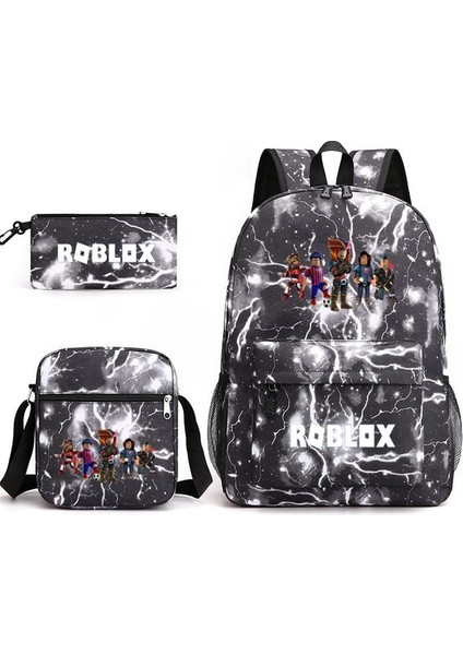 Chunkyated Roblox Oyunu Erkek ve Kadın Sırt Çantası Öğrenci (Yurt Dışından)