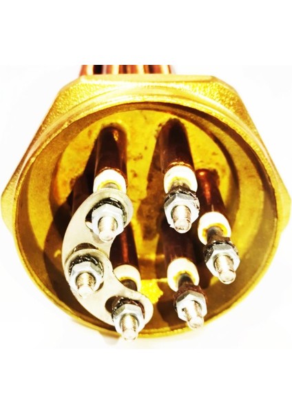 2 İnç Bakır Bükümlü 10KW 380V 22cm Trifaze Sanayi Isıtıcı Rezistansı indirimleri