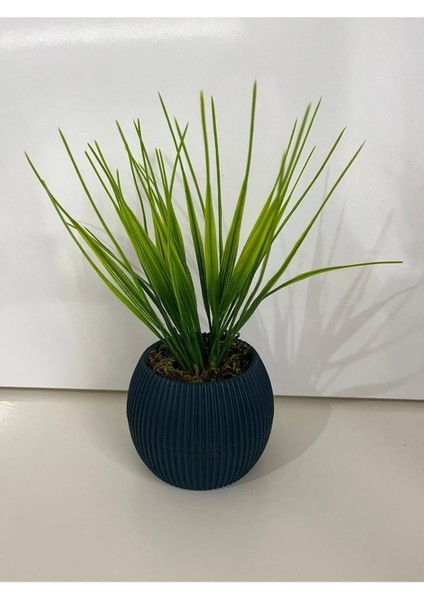 Mini 3'lü Set Karma Mini Saksıda Gerçek Yosunlu Yapay Çiçek Aranjman Hediyelik Paket Saksı modelleri