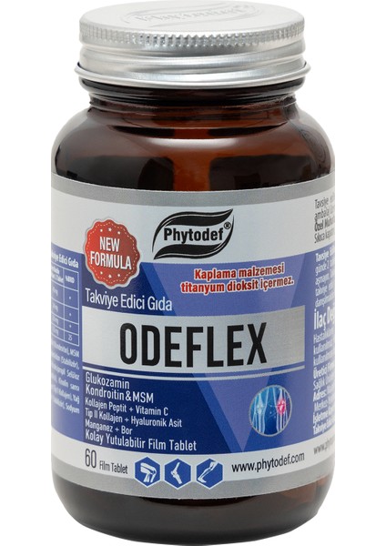Odeflex + Glukozamin Kondroitin MSM +Tip2 Kolajen - 60 Tablet