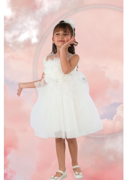 Yaz Gülü Kız Çocuk Abiye