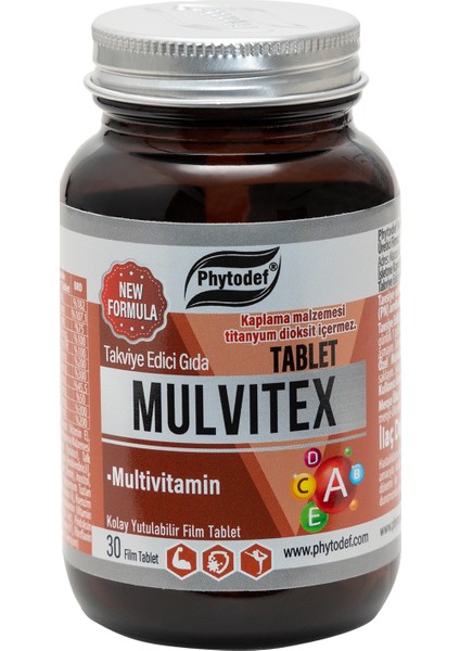 Mulvitex Multivitamin - 30 Tablet