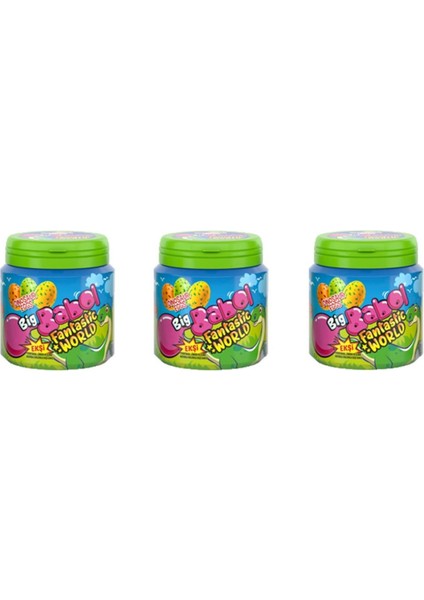 Fantastic World Portakal Limon ve Elma Aromalı Ekşi Sakız 90 gr x 3 Adet