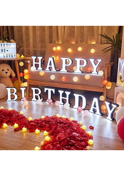 LED Marquee Harf Işıkları-Dıy Marquee Işıklar Harf Tabelaları 26 Alfabe Tabelaları Düğün, Doğum Günü, Parti, Bar Dekorasyonu (Y Harfi) (Yurt Dışından)