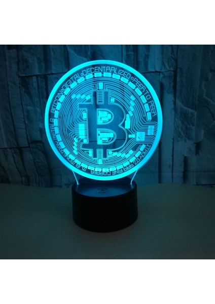 3D Gece Lambası LED Illusion Masa Masa Lambası 7 Renk Değişimi USB Kablosu Dokunmatik Uzaktan Kumanda Noel Doğum Günü Hediyesi (Siyah Koltuk) (Yurt Dışından)