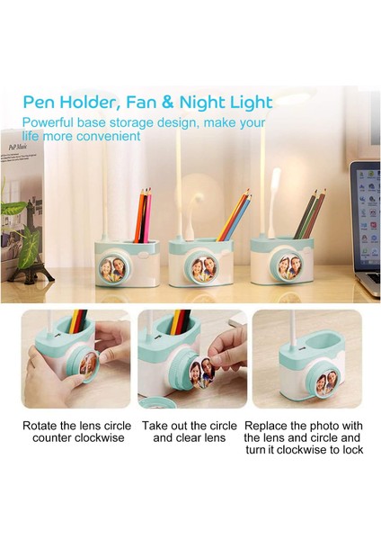 Küçük Fanlı Masa Lambası Çocuklar LED Sevimli Okuma Öğrenci Çalışması Pille Çalışan USB Şarj Edilebilir Bilgisayar Ev Ofis Yurt Yatak Odası Için Kısılabilir Göz Bakım Lambası, Esne (Yurt Dışından) fiyatları