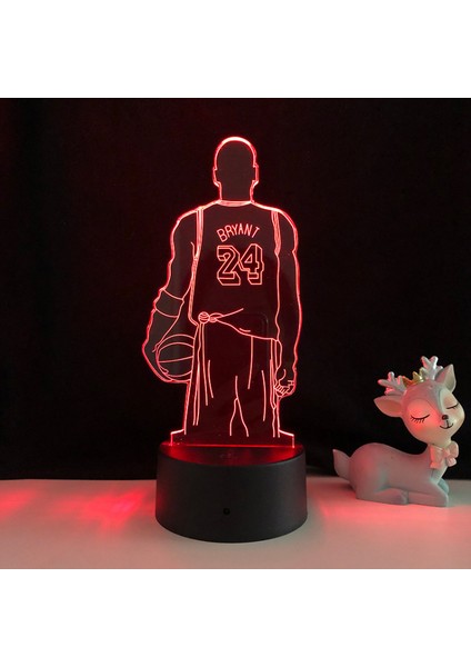 Basketbol Oyuncusu Gece Lambası 3D Illusion LED Lamba Uzaktan Kumanda ile Spor Sevgilisi Için En Iyi Doğum Günü --- A1 (Siyah Koltuk) (Yurt Dışından)