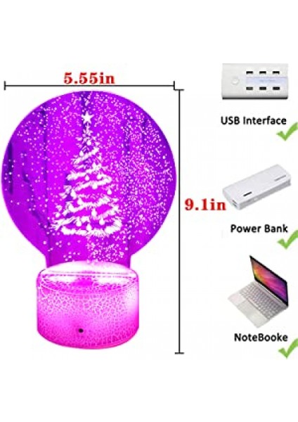 3D Cadılar Bayramı Noel Ağacı Gece Lambası? Çocuklar Için Anime Masa Lambası Çocuklar Için Uzaktan Kumanda Ile? Dokunmatik 16 Renk ile Yatak Odası 3D Illusion Gece Lambası Noel Cad (Yurt Dışından) fiyatları