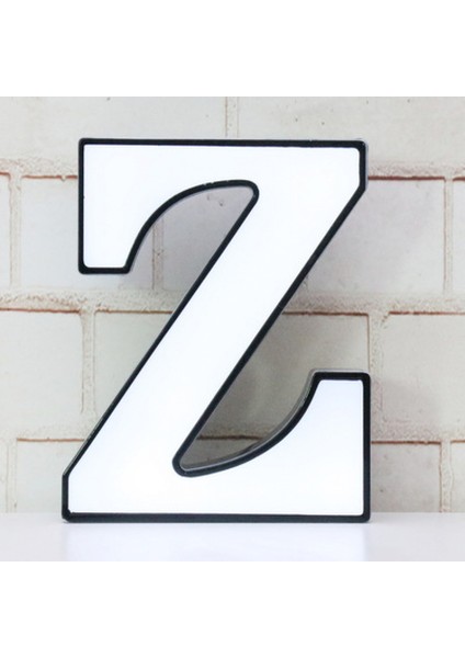 LED Marquee Harf Işıkları-Dıy Marquee Işıklar Harf Tabelaları Düğün, Doğum Günü, Parti, Bar Dekorasyonu (Z Harfi) Için 26 Alfabe Işaretleri (Yurt Dışından)