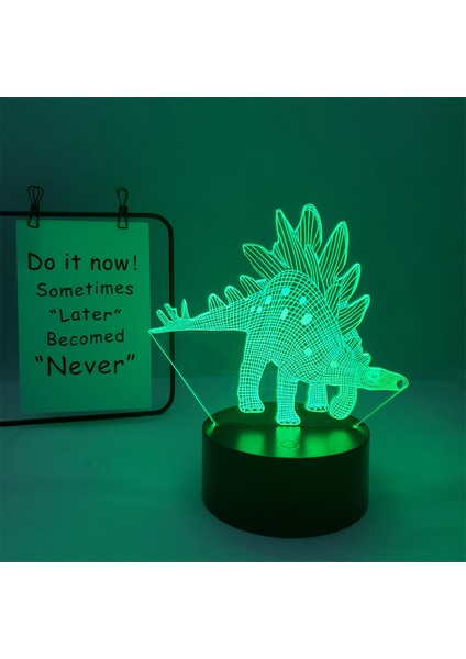 Dinozor Serisi Gece Lambası 16 Renk 3D LED Illusion Lamba Uzaktan Kumandalı Oyuncaklar Çocuk Ev Dekorasyon Işık - Dinozor G (Siyah Koltuk) (Yurt Dışından) fiyatları