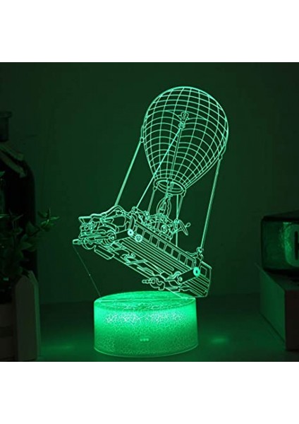 Oyun Odası Gece Işıkları Lamba 3D Görüş Efekti LED Gece Lambası Masa Masa Lambası Uzaktan Kumanda --- Savaş Otobüsü (Yurt Dışından) fiyatları