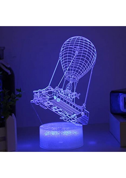 Oyun Odası Gece Işıkları Lamba 3D Görüş Efekti LED Gece Lambası Masa Masa Lambası Uzaktan Kumanda --- Savaş Otobüsü (Yurt Dışından) modelleri