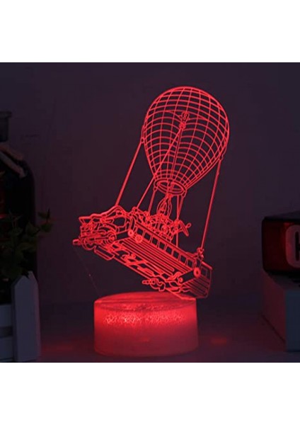 Oyun Odası Gece Işıkları Lamba 3D Görüş Efekti LED Gece Lambası Masa Masa Lambası Uzaktan Kumanda --- Savaş Otobüsü (Yurt Dışından) fırsatları