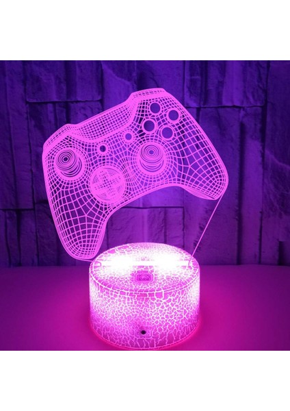 Kolu Gece Lambası Renkli 3D 16 Renk Dokunmatik Uzaktan Kumanda 3D Illusion Lamba --- Siyah Koltuk (Yurt Dışından) indirimleri