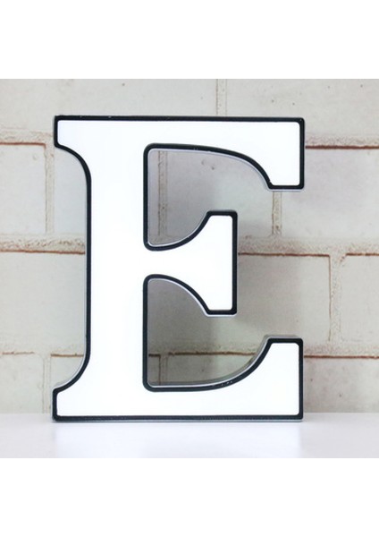LED Marquee Harf Işıkları-Dıy Marquee Işıklar Harf Tabelaları 26 Alfabe Tabelaları Düğün, Doğum Günü, Parti, Bar Dekorasyonu (E Harfi) (Yurt Dışından)