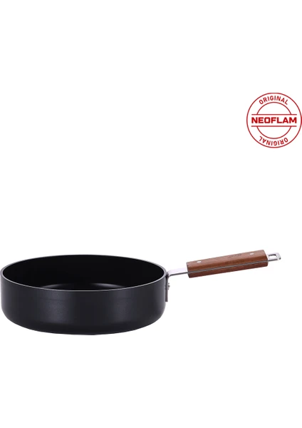 Bien Black Indüksiyonlu 24 cm Wok Tava, Akasya Ağacı Saplı