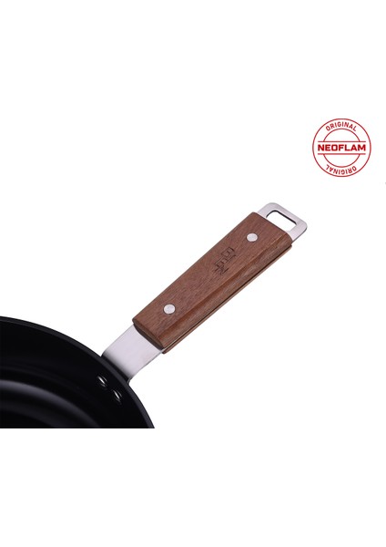 Bien Black Indüksiyonlu 24 cm Wok Tava, Akasya Ağacı Saplı