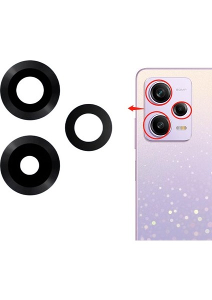 Xiaomi Redmi Note 12 Pro Uyumlu Kamera Lensi Cam 22101316C 22101316I 23013RK75C 22101316G