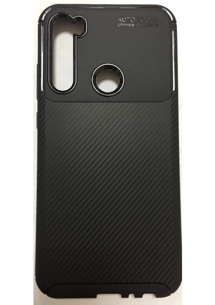 Xiaomi Redmi Note 8 Karbongörünümlü Uzun Ömürlü Dayanıklı Lüx Silikon Kılıf