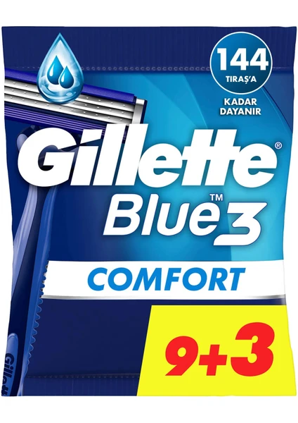 Blue3 Comfort Kullan At Tıraş Bıçağı 9+3 Adet