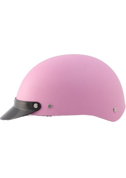 Elektrikli Araba Kapağı Motosiklet Sürme Kask Dört Mevsim Güneşlik Yarım Kask Unisex Sevimli Taşınabilir (Yurt Dışından)