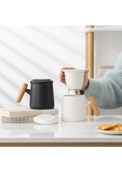 Ahşap Saplı Seramik Bardak Hatıra Seti Su Bardağı Kupa Yaratıcı Hediye Kutusu Bardak (Yurt Dışından) fiyatları