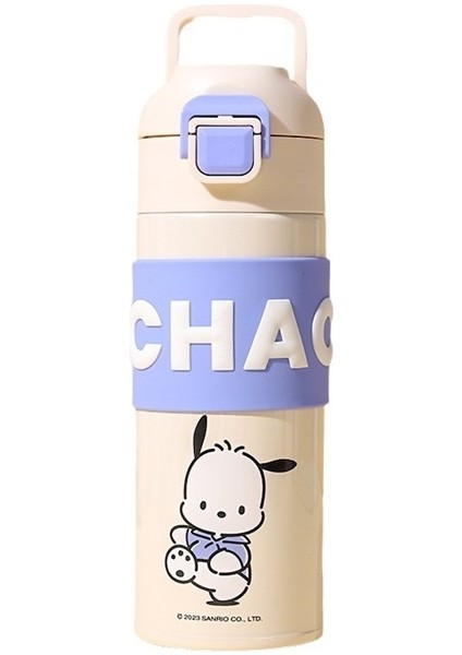 Taşınabilir El Sanrio Termos Bardak Kuromi Melody Büyük Kulaklı Köpek Karikatür Paslanmaz Çelik Termos Bardak (Yurt Dışından)