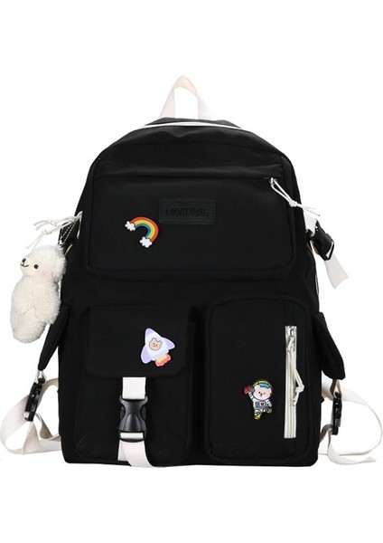 Kadınlar Ve Erkekler Için Büyük Kapasiteli Naylon Su Geçirmez Sırt Çantası Seyahat Moda Moda Sırt Çantası (Yurt Dışından)