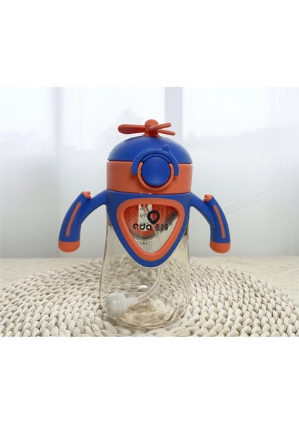 Ppsu Çocuk Su Kulplu Bardak Bebek Saman Su Bardağı Anti-Sonbahar Çift Kullanımlı Içme Bardağı Bebek Öğrenme Içme Bardağı (Yurt Dışından)