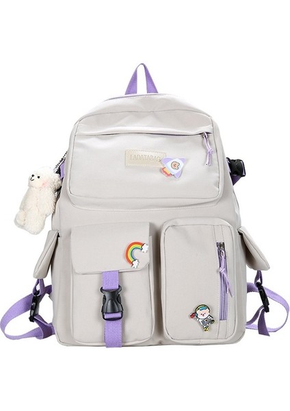 Kadınlar Ve Erkekler Için Büyük Kapasiteli Naylon Su Geçirmez Sırt Çantası Seyahat Moda Moda Sırt Çantası (Yurt Dışından)