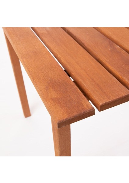 Ahşap Katlanır Rulo Kamp ve Piknik Masası Kahverengi Ahşap, Kamp, Balkon Bahçe Plaj 60X60