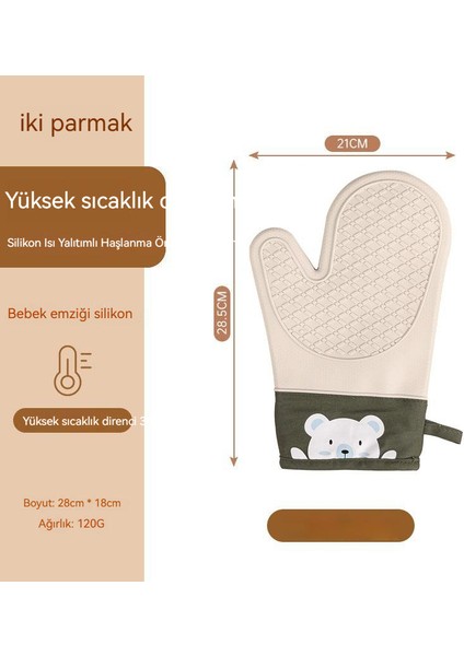 Ev Tipi Fırın Kalınlaştırılmış Kaymaz Yüksek Sıcaklığa Dayanıklı Isı Yalıtım Eldivenleri (Yurt Dışından) indirimleri