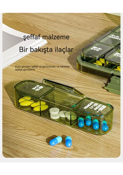 Bir Haftada 21 Bölmeyi Paketleyin, Üç Katmanlı, Mühürlü, Büyük Kapasiteli Ilaç Kutusu (Yurt Dışından) fırsatları