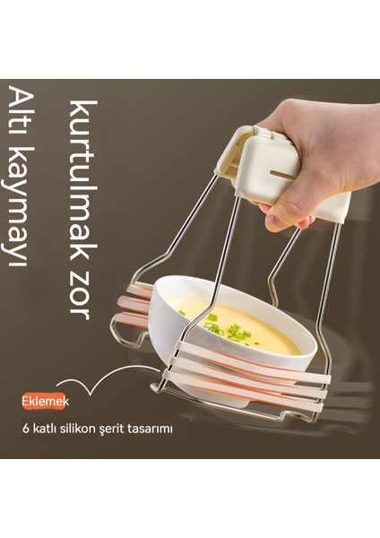 Ev Mutfak Silikon Kaymaz Kase Tutucu (Yurt Dışından)