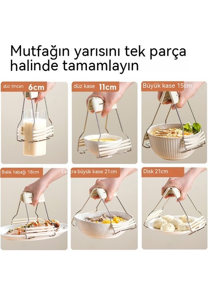 Ev Mutfak Silikon Kaymaz Kase Tutucu (Yurt Dışından)
