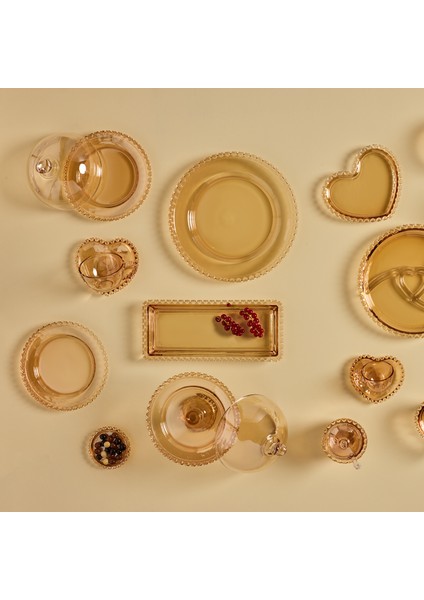 Glory Amber 25 cm Desensiz Cam Kayık Servis Tabağı – Tekli ve Şık Sunumlar İçin fiyatları