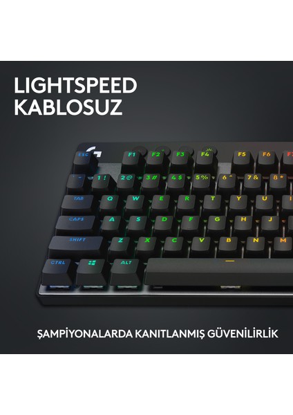 G PRO X TKL Lightspeed Tactile Switch RGB Kablosuz İngilizce Mekanik Gaming Klavye (920-012136)