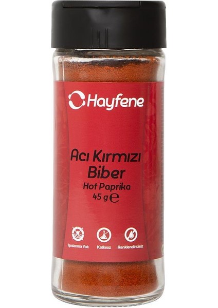 Acı Kırmızı Toz Biber 45 gr