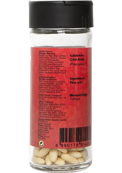 Çam Fıstığı Dolmalık Fıstık 45 Gr