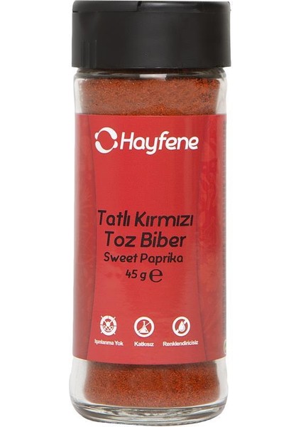 Tatlı Kırmızı Biber 45 gr