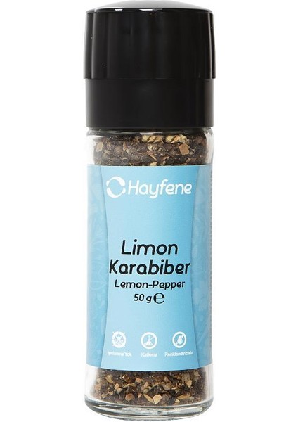 Limon Karabiber 50 gr ( Değirmen Kapaklı )
