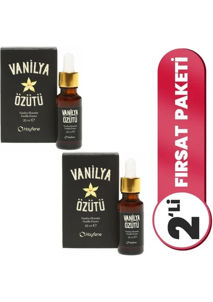 Vanilya Özütü 20 mL - 2'li Set