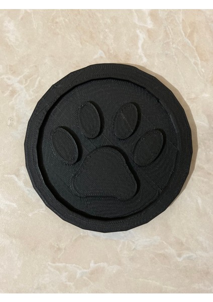 Dog Paw - Pati Bardak Altlığı Seti - Organik Plastik