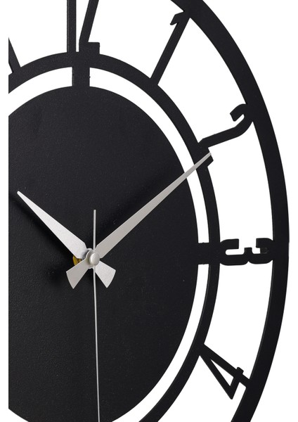 41 cm Metal Malzeme Akarsaniye Sessiz Mekanizma Dekoratif Duvar Saati