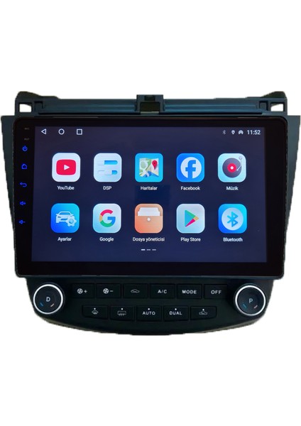 Honda 2003-2008 Accord Android Sürüm 13 Kablosuz Carplay Navigasyon Multimedya 10 Inç Ekran 2gb Ram 32GB Rom Hafıza fırsatları